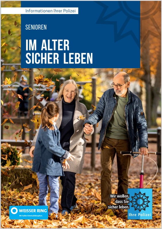 Deckblatt Broschüre Im Alter sicher leben