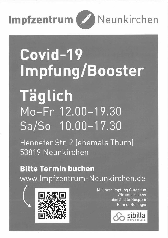 Informationen Covid Impfungen Neunkirchen